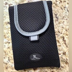 Buddy Pouch Black Mesh Magnetic Pouch Running Biking Hiking Walking Workout